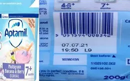Thu hồi sản phẩm Bột ngũ cốc Aptamil chứa mẩu nhựa