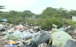 Những bãi rác tự phát bao vây nghĩa trang