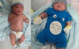 Bé trai sơ sinh ở Nha Trang chào đời với cân nặng 6,5kg