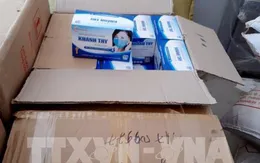 Bắt giữ nhiều vụ xuất lậu khẩu trang