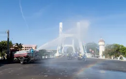 Bình Thuận: Phun xịt thuốc sát khuẩn diện rộng trên toàn thành phố Phan Thiết