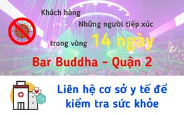 TP.HCM: Những người đến quán bar Budha tại quận 2 cần kiểm tra sức khỏe