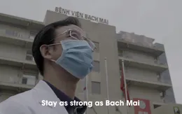 Y bác sĩ bệnh viện Bạch Mai cùng hát "Cảm ơn tình yêu", chúc quyết thắng COVID-19