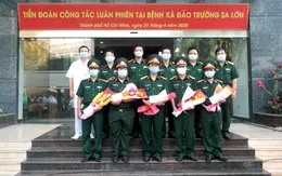 Đoàn y bác sĩ luân phiên lên đường công tác tại Bệnh xá đảo Trường Sa