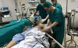 Ngã giàn giáo, người đàn ông bị cọc sắt dàn 2m đâm thấu ngực bụng