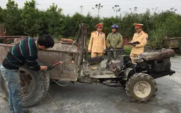 Thanh Hóa: Xử lý xe công nông tự chế