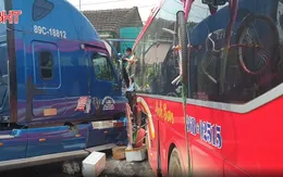 Khẩn trương làm rõ nguyên nhân vụ xe container đấu đầu xe khách khiến một phụ nữ tử vong ở Hà Tĩnh
