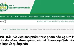 Sản phẩm Linh tự đan quảng cáo trên một số website gây hiểu lầm như thuốc chữa bệnh