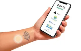 Miếng dán đo thân nhiệt giúp phát hiện bệnh COVID-19