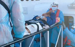 Cứu nạn thuyền viên tàu cá bị tai nạn lao động trên biển