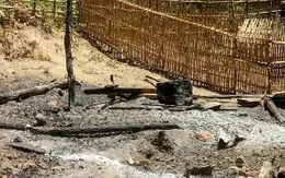 Hút thuốc cạnh can xăng,  2 vợ chồng bị cháy thương vong