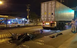 Chạy tốc độ cao, tông đuôi container, 2 thanh niên thương vong