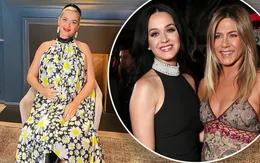 Bà bầu Katy Perry mong muốn Jennifer Aniston làm mẹ đỡ đầu