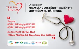 Khám sàng lọc bệnh tim miễn phí cho trẻ em tại Hải Phòng