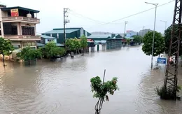 Lũ cuồn cuộn ở Điện Biên, ngập lụt nhiều nơi vì mưa dông lớn tại Bắc Bộ