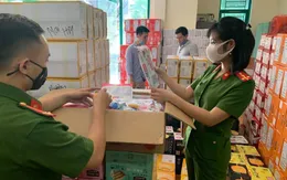 Tạm giữ 10 tấn bánh kẹo, trà sữa không rõ nguồn gốc