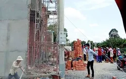 Sập công trình xây dựng ở Long An, 8 người thương vong
