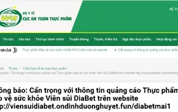 Cẩn trọng với thông tin quảng cáo thực phẩm bảo vệ sức khỏe: Viên sủi DiaBet