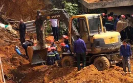 Sập công trình ở Phú Thọ, nhiều người bị vùi lấp