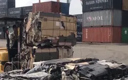 Có gì bên trong hơn 1.000 container phế liệu buộc tái xuất?