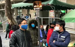 Trang bị cây sưởi công nghiệp cho người nhà bệnh nhân