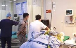 Cấp cứu thai phụ bị lóc toàn bộ da đầu do băng tải cát