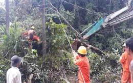 Cấp điện trở lại cho người dân ở Tây Giang và Nam Trà My