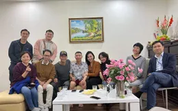 Dàn sao Hương vị tình thân đến thăm NSND Công Lý