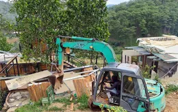 Lâm Đồng: Cưỡng chế, giải tỏa "làng biệt thự" xây dựng trái phép