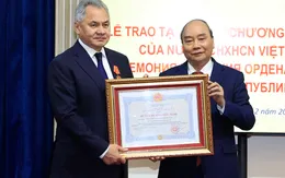 Chủ tịch nước trao tặng Huân chương Hữu nghị cho lãnh đạo quân đội, an ninh Liên bang Nga