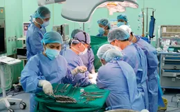Ghép gan thành công cho bé 2 tuổi từ gan của người bố