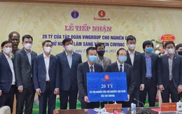 Bộ Y tế tiếp nhận 20 tỷ đồng tài trợ nghiên cứu thử nghiệm lâm sàng vaccine COVIVAC