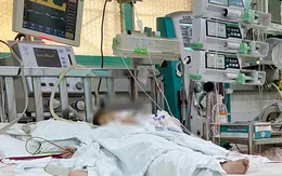 Bé trai 13 tháng tuổi nguy kịch vì uống nhầm dầu thắp đèn