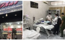 Phát hiện một cơ sở phẫu thuật thẩm mỹ không phép núp bóng dưới dạng "dịch vụ cắt tóc, uốn tóc, gội đầu"