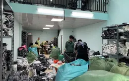 Bắt kho hàng “khủng” chứa hàng vạn sản phẩm giả LV, Gucci, Nike