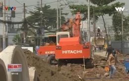 Con đường thi công ảnh hưởng tới ngừoi dân