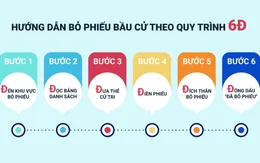 Hướng dẫn bỏ phiếu bầu đại biểu Quốc hội khóa XV và đại biểu HĐND các cấp