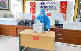 Hơn 2.200 cử tri đang cách ly y tế tại Bệnh viện K tham gia bầu cử