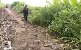 Lâm Đồng: Khổ vì đường thi công dang dở