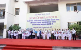 Quảng Ninh chi viện 20 y, bác sĩ tới Bắc Giang chống dịch