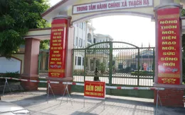 Phong tỏa toàn bộ trung tâm hành chính xã Thạch Hạ (thành phố Hà Tĩnh)