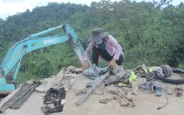 Tìm thấy nhiều vật dụng cá nhân vụ sạt lở Nhà máy Thủy điện Rào Trăng 3