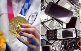 Huy chương Olympic Tokyo được tái chế từ gần 80.000 tấn đồ điện tử