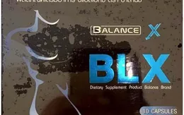 Cảnh báo thực phẩm bảo vệ sức khỏe BALANCE X chứa chất cấm