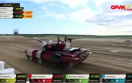 ĐT xe tăng Việt Nam về đích thứ 2 trong ngày khai mạc Army Games 2021