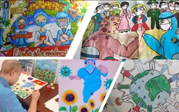 Hàng trăm bức vẽ, bài thơ xúc động bệnh nhi gửi y bác sĩ, tuyến đầu