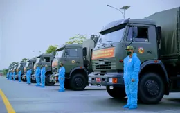 Quân khu 9 chuyển 50 tấn rau, củ thực phẩm tặng nhân dân TP Hồ Chí Minh