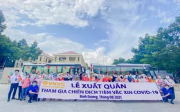60 đội tiêm của Hệ thống tiêm chủng VNVC tham gia chiến dịch tiêm chủng thần tốc của Bình Dương