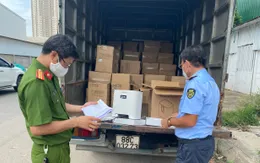 Xe “luồng xanh” chở hàng trăm máy tạo oxy không rõ nguồn gốc