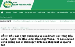 Cảnh báo 4 sản phẩm bảo vệ sức khỏe quảng cáo gây hiểu nhầm có tác dụng như thuốc chữa bệnh